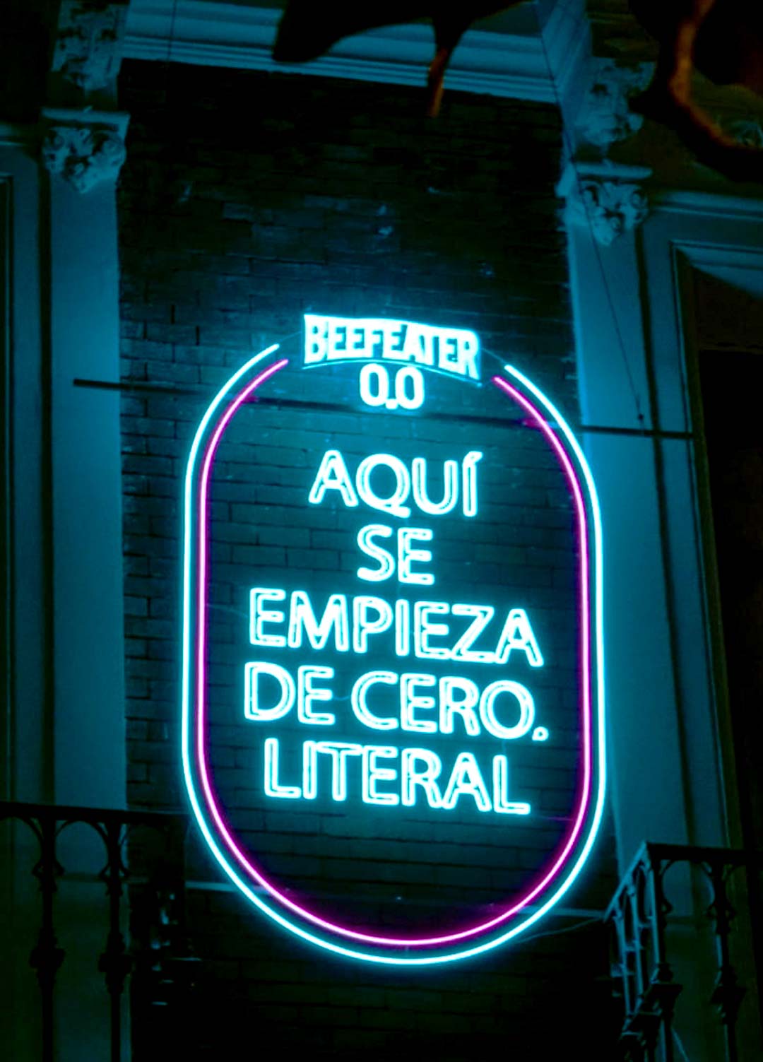 Producción de evento Beefeater 0,0 en Madrid