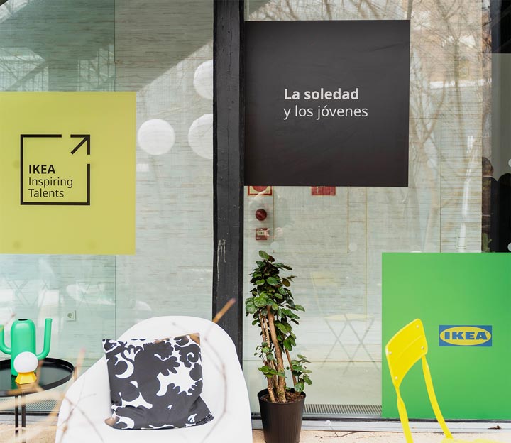 Montaje y activación de evento IKEA Inspiring Talents en Madrid, dentro del Madrid Design Festival